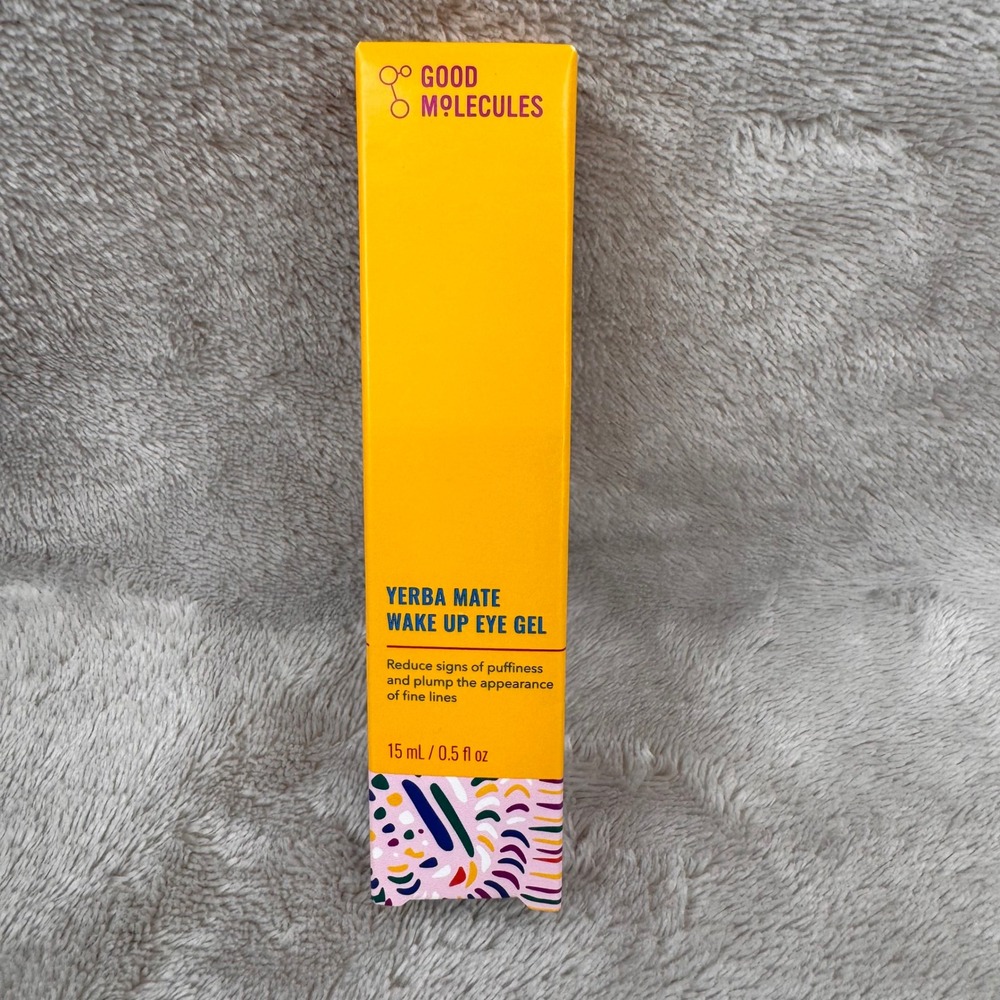 Good Molecules Yerba Mate Wake Up Eye Gel 15ml 0.5oz Depuffing Fine Lines New